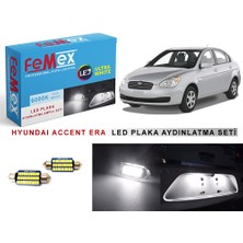 Femex Hyundai Accent Era LED Plaka Aydınlatma Ampul Seti Femex Parlak Beyaz