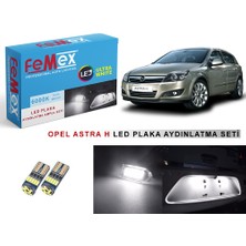 Femex Opel Astra H LED Plaka Aydınlatma Ampul Seti Femex Parlak Beyaz