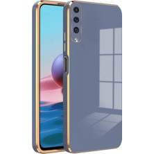 Kzy Samsung Galaxy A50 Kapak Kamera Korumalı Lazer Kesim Lüx Silikon Kılıf - Petrol Mavisi