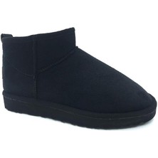 Pierre Cardin PC-52126 Sıyah Süet Kadın Bot Peluş İç Astar ile Şık ve Rahat Tasarım