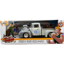 Jada Street Fighter Guile Figür & 1956 Ford Pickup 1:24 253255057