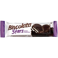 Biscolata Starz Bitter Çikolata Kakaolu Bisküvi 82G  (  12  Adet  )