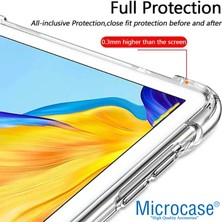 Microcase Honor Pad X8 10.1 Inch Anti Shock Series Silikon Tpu Soft Kılıf - Şeffaf AL3308