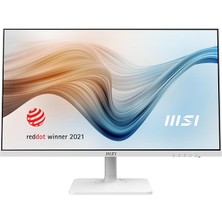 MSI 27" MODERN MD272XPW 1920x1080 (FHD) FLAT IPS 100HZ 1MS ADAPTIVE-SYNC BEYAZ PIVOT TYPE-C MONITOR