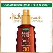 Garnier Ambre Solaire Ideal Bronzluk Güneş Koruyucu Yağ SPF30 150ML