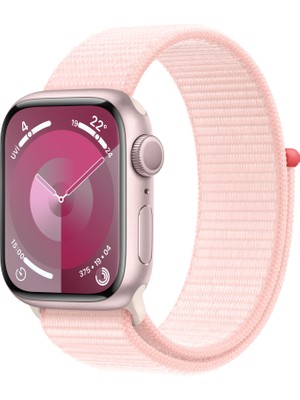 Apple Watch Seri 9 Gps 41MM Pembe Alüminyum Kasa Spor Loop MR953TU/A