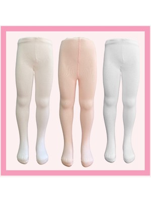 Nis Çorap 3'lü Külotlu Çocuk Çorabı Renkli