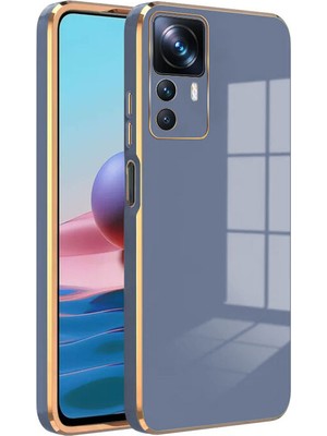 Case World Xiaomi Mi 12T Kapak Kamera Korumalı Lazer Kesim Lüx Silikon Kılıf - Petrol Mavisi