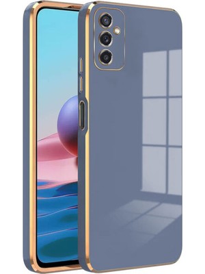 Caseart Samsung Galaxy A04S Kapak Kamera Korumalı Lazer Kesim Lüx Silikon Kılıf - Petrol Mavisi