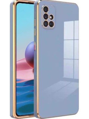 Caseart Samsung Galaxy A51 Kapak Kamera Korumalı Lazer Kesim Lüx Silikon Kılıf - Petrol Mavisi