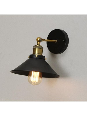 Xhang LED Duvar Işık Retro Loft Endüstriyel Duvar Lambası Siyah E27 Vintage Aplikler Duvar Lambası Endüstriyel Aydınlatma Armatürü Kapalı (Yurt Dışından)