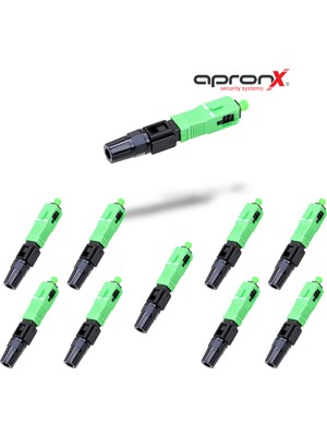Apronx 10 Adet Sc/apc Fast Konnektör (Sc/apc Fast Connector)