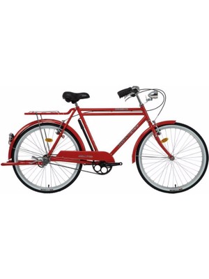 Bisan Roadstar Gl Hizmet Bisikleti 58CM V 26 Jant 1 Vites Kırmızı Siyah Beyaz