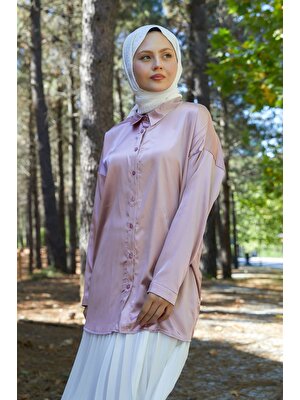 Foremia Saten Tunik-Pudra