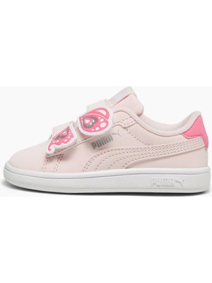 Puma Pembe Kadın Yürüyüş Ayakkabısı 39480401 Puma Smash 3.0 Bfly V Inf Rahat ve Şık Tasarım