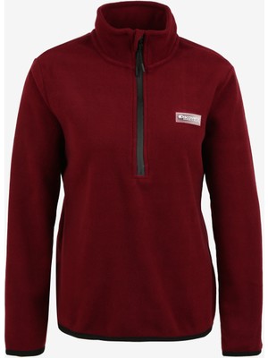 Discovery Expedition Düz Bordo Kadın Polar Sweatshırt W-Ange