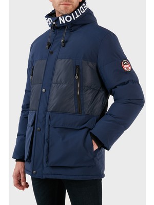 Norway Geographical Su ve Rüzgar Geçirmez Kapüşonlu Outdoor Parka Erkek Parka Alegrou