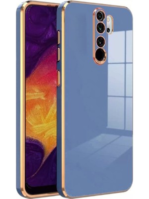 Kzy Xiaomi Redmi Note 8 Pro Kapak Kamera Korumalı Lazer Kesim Lüx Silikon Kılıf - Petrol Mavisi