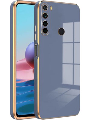 Kzy Xiaomi Redmi Note 8 Kapak Kamera Korumalı Lazer Kesim Lüx Silikon Kılıf - Petrol Mavisi
