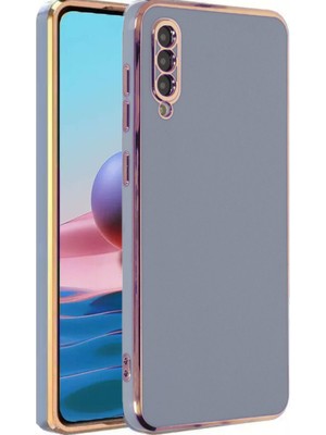 Kzy Samsung Galaxy A70 Kapak Kamera Korumalı Lazer Kesim Lüx Silikon Kılıf - Petrol Mavisi