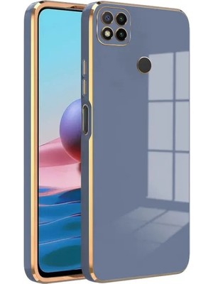 Kzy Xiaomi Redmi 10A Kapak Kamera Korumalı Lazer Kesim Lüx Silikon Kılıf - Petrol Mavisi