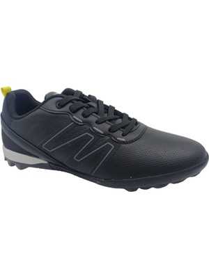 Jump 29112 Erkek Siyah Bağcıklı Halı Saha Futbol Ayakkabısı