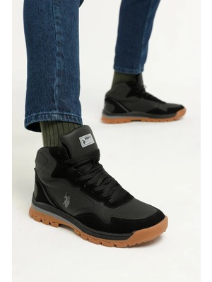 U.S. Polo Assn.  Sagan Hi Siyah Erkek Outdoor Bot