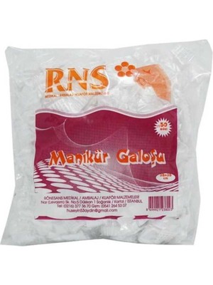 Private 250 Adet Şeffaf Manikür Galoşu 8 Mikron Tek Kullanımlık Kullan At 35 x 35