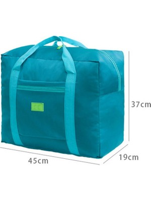 Masoffy1 Yeşil Unisex Yetişkin Seyahat Çantası Büyük Boy Katı Katlanabilir Naylon Yumuşak Su Geçirmez Bagaj Çantası Depolama Taşıma Duffle Çanta Bavul (Yurt Dışından)