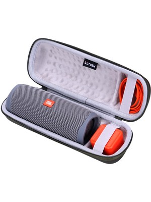 Masoffy1 Jbl Flıp 5 Flıp 4 Flıp 3 Için CS496 Ltgem Eva Sert Kılıf Su Geçirmez Taşınabilir Bluetooth Hoparlör - Seyahat Koruyucu Taşıma Çantası (Yurt Dışından)