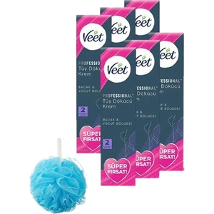 Professional Tüm Ciltler Tüy Dökücü Krem 200ML x 6 Adet(Hediyeli)