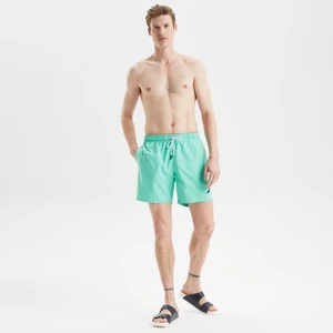 Erkek Yeşil Regular Fit Deniz Şortu T35101T.3QM