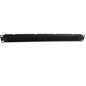 19" 1u Yatay Kablo Düzenleyici Fırçalı Organizer