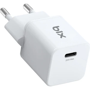 BX20G GaN Mini 20W Type-C PD Hızlı Şarj Cihazı Beyaz iPhone 12, 13, 14, 15, Xiaomi, Huawei, Samsung Galaxy S23 Ultra/S22, iPad Pro, Tab A8, Pixel, HomePod vb. ile uyumlu