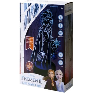 Gece Lambası Disney Frozen Karlar Ülkesi Elsa Usbli Dokunmatik 7 Renk Ledli Lisanslı DY-1018-FR