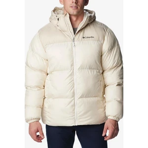 Puffect Hooded Krem Erkek Mont