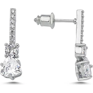 Merano Design Jill Beyaz Küpe