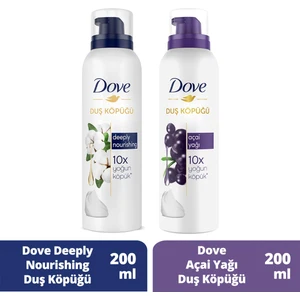 Duş Köpüğü Açai Yağı Yoğun Köpük 200 Mlx1 + Dove Duş Köpüğü Depply Nourishing 200 ml