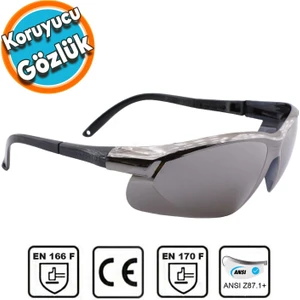 Iş Güvenlik Gözlüğü Kaynak Gözlüğü Lazer Uv Kaynakçı Çapak Koruyucu Gözlük S900 Aynalı Gümüş