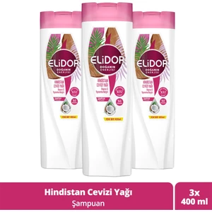 Doğanın Enerjisi Saç Bakım Şampuanı Hindistan Cevizi Yağı Onarıcı & Yıpranma Karşıtı 400 ml X3