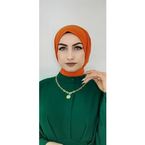 R&S Modibone   Cıtcıtlı Hazır Eşarp Şal Hijap Turuncu Renk