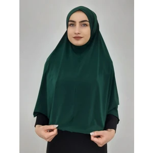 R&S Modibone Tek Parca Pratik Büyük Hazır  Esarp Hijap Zümrüt Renk Namaz Örtüsü