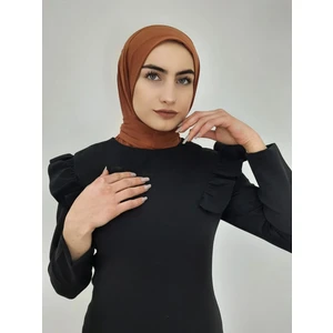 R&S Modibone  Cıtcıtlı Hazır Eşarp Şal Hijap Kiremit Renk