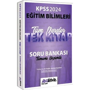 Hocawebde Yayınları 2024 KPSS Eğitim Bilimleri Tüm Dersler Tamamı Çözümlü Tek Kitap Soru Bankası