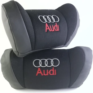 Audi Siyah Oto Ikili Boyun Yastığı
