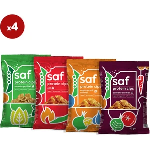 Saf Nutrition Karışık Protein Cips Seti 50 gr X 4