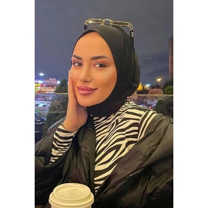 R&S Modibone Cıtcıtlı Hazır Eşarp Şal Hijap Siyahh Renk