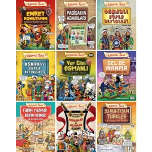 Eğlenceli Bilgi Tarih 9 Kitap Çocuklar İçin Osmanlı Tarihi Seti