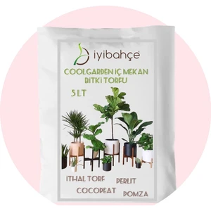 Coolgarden Iç Mekan Bitki Torfu 5 Lt Starliçe-Areca-Şeflera-Plea Vb.