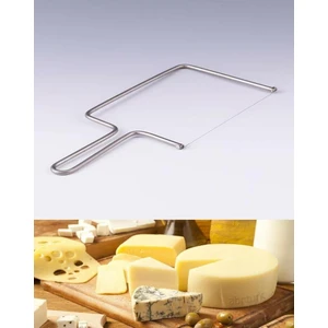 Yedek Telli Peynir Bıçağı 18-10 Çelik Peynir Kesici Pasta Dilimleyici